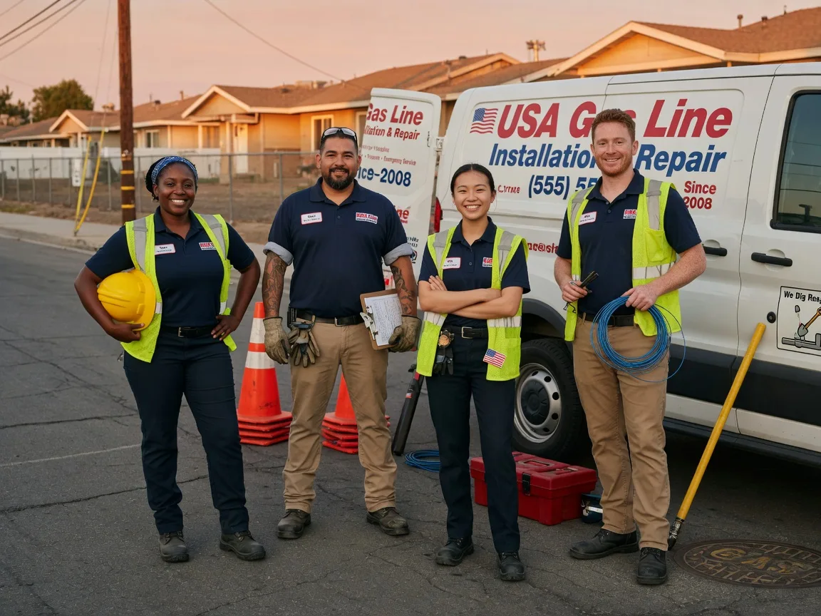 Gas Line Installation company in Volga, IA